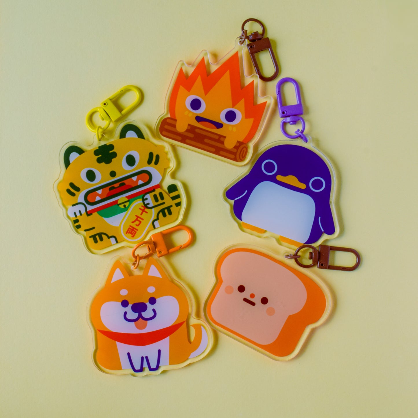 Shiba Inu (Dog) Acrylic Charm / Keychain