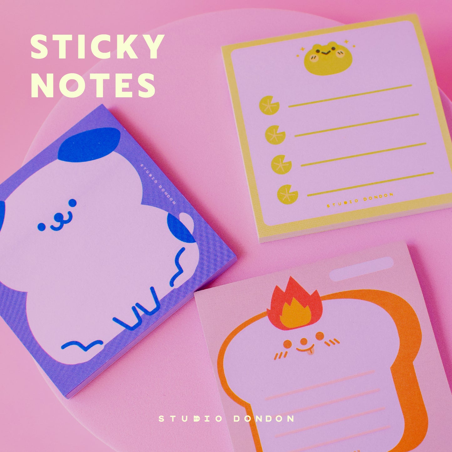 Burnt Toast 3 x 3 inches Sticky Notes