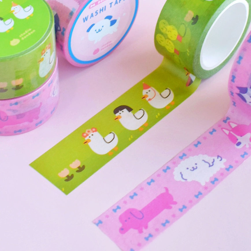 CINTA WASHI QUACK QUACK PATOS 20 mm x 10 m