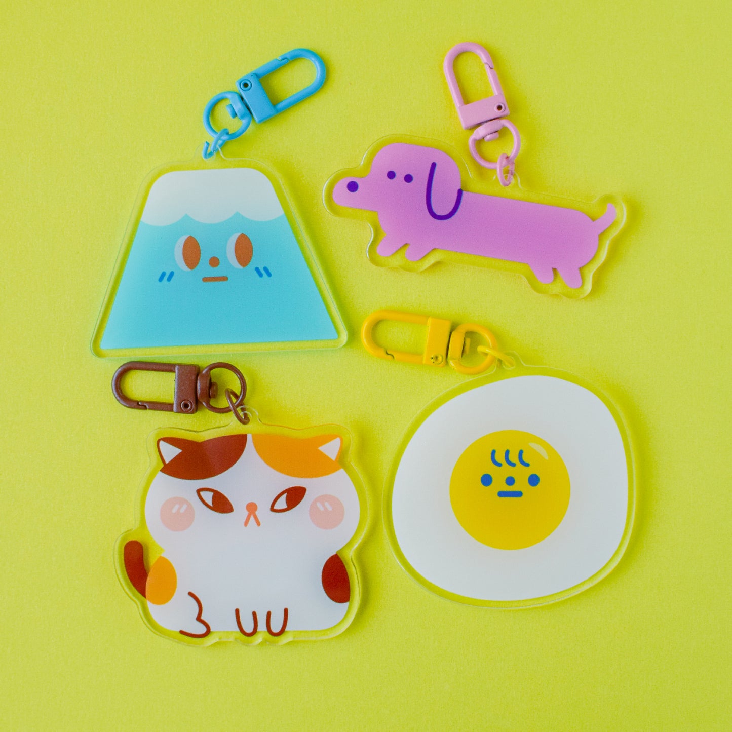 EGG CUTE Acrylic Charm / Keychain