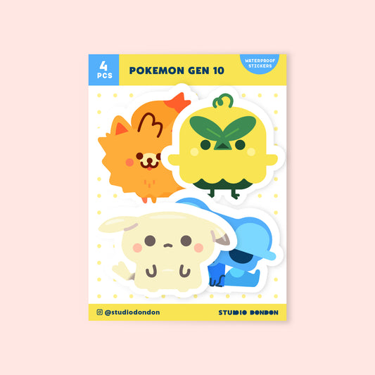 Pokemon Gen 10 Sticker Pack