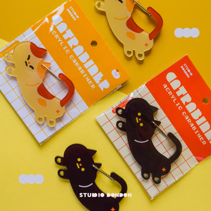 Calico Catrabiner Acrylic Carabiner