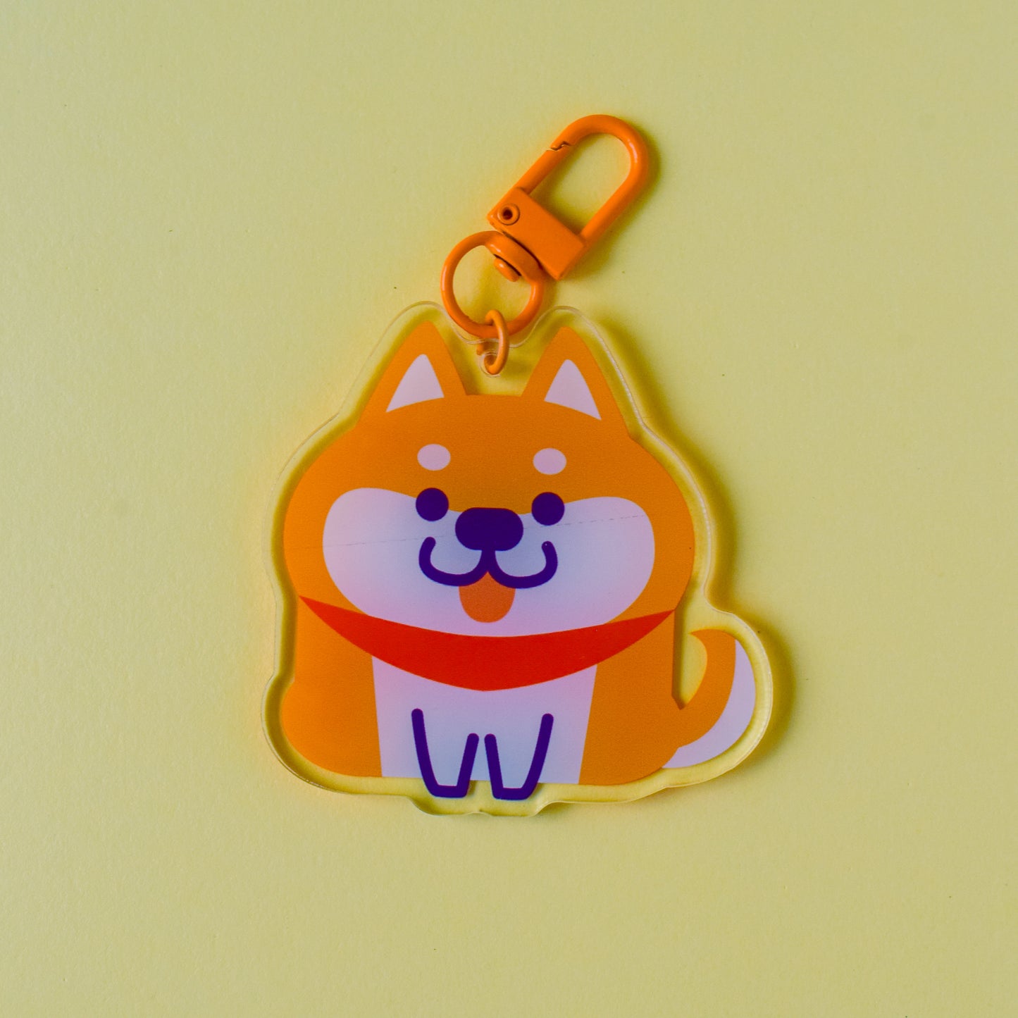 Shiba Inu (Dog) Acrylic Charm /  Keychain