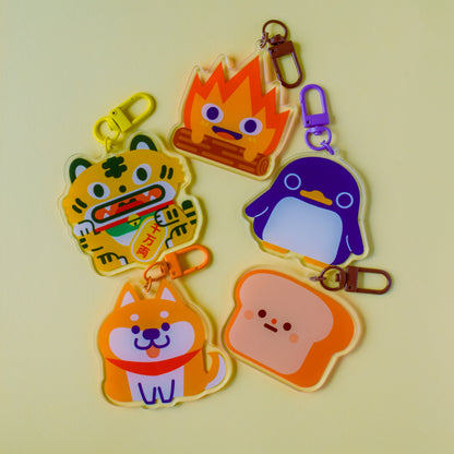Shiba Inu (Dog) Acrylic Charm /  Keychain