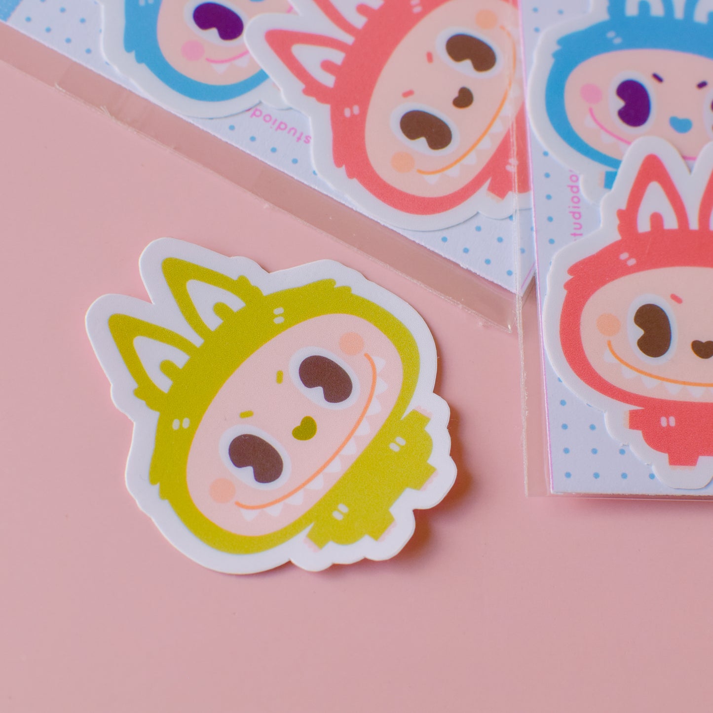 Labubu Fan Art Vinyl Matte Laminated Sticker Pack – Studio DonDon