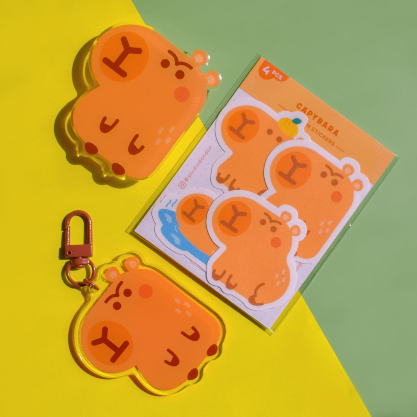 Capybara Vinyl Matte Laminated Sticker Pack