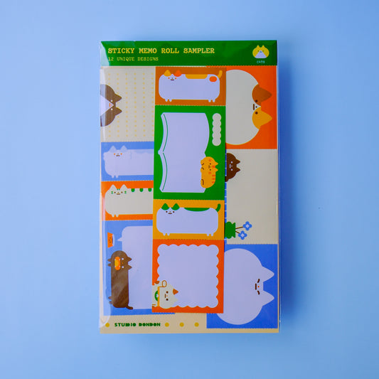 Sticky Memo Roll Sampler (Cats)