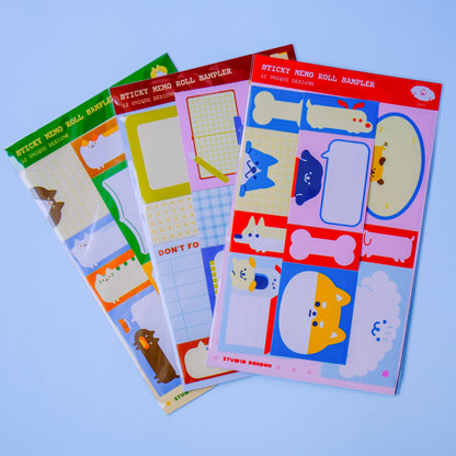 Sticky Memo Roll Sampler (Journal)