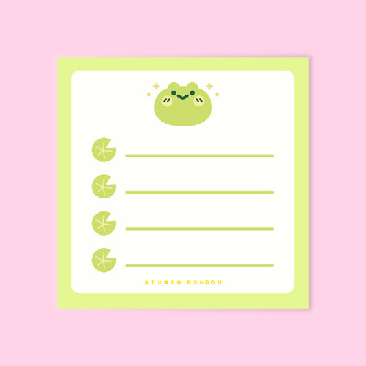 Froggo  3 x 3 inches Sticky Notes