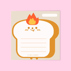 Burnt Toast  3 x 3 inches Sticky Notes
