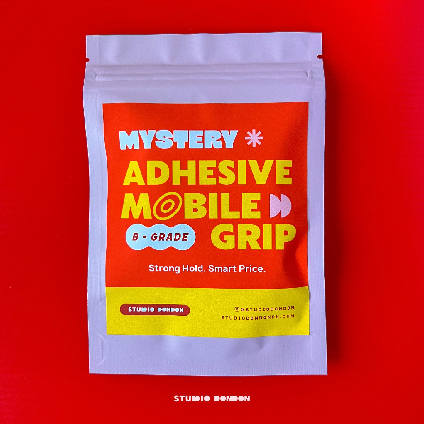 MYSTERY B-GRADE ADHESIVE MOBILE GRIP (Random Design)