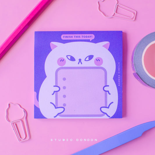 Grumpy Catto 3 x 3 inches Sticky Notes