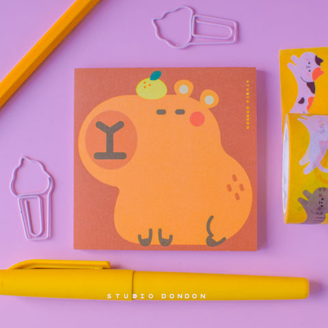 Capybara  3 x 3 inches Sticky Notes