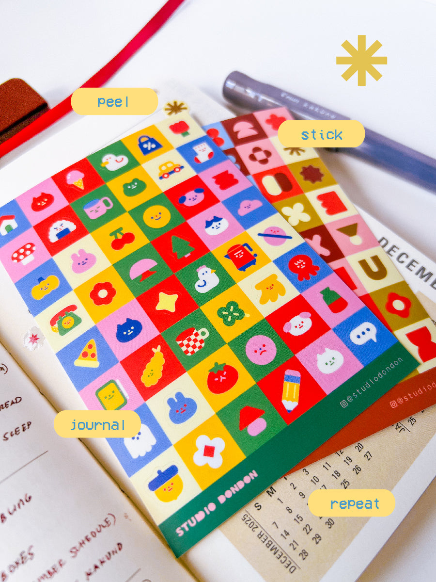 Mini Cute Things Sticker Sheet