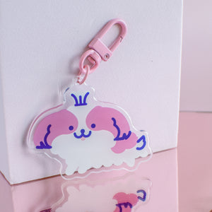 Shih Tzu Doggo Cute Acrylic Charm /  Keychain