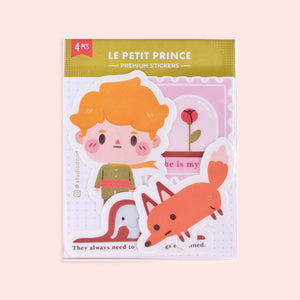 The Little Prince Fan Art Vinyl Matte Laminated Sticker Pack