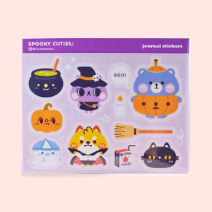 Spooky Cuties Halloween Kiss Cut Sticker Sheet
