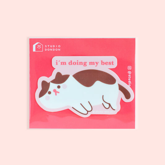 Best Cat Catto LAPTOP STICKER