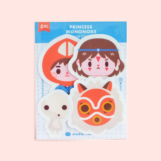 Princess Mononoke Vinyl Matte Laminated Sticker Pack