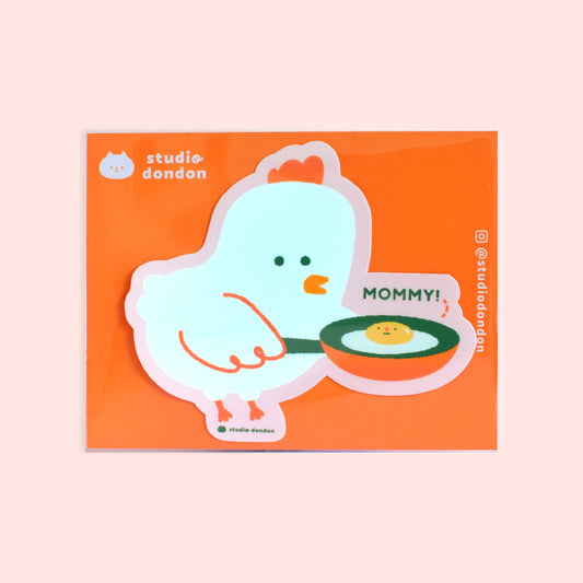 Mommy Chicken LAPTOP STICKER