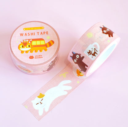 CATS OF GHIBLI 20mm x 10m WASHI TAPE