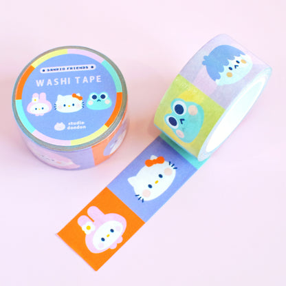 SANRIO FRIENDS 20mm x 10m WASHI TAPE