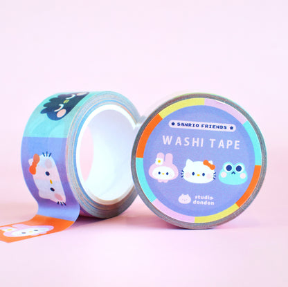 SANRIO FRIENDS 20mm x 10m WASHI TAPE