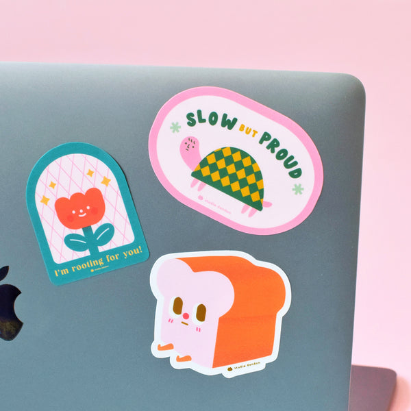 Flower Rooting You LAPTOP STICKER