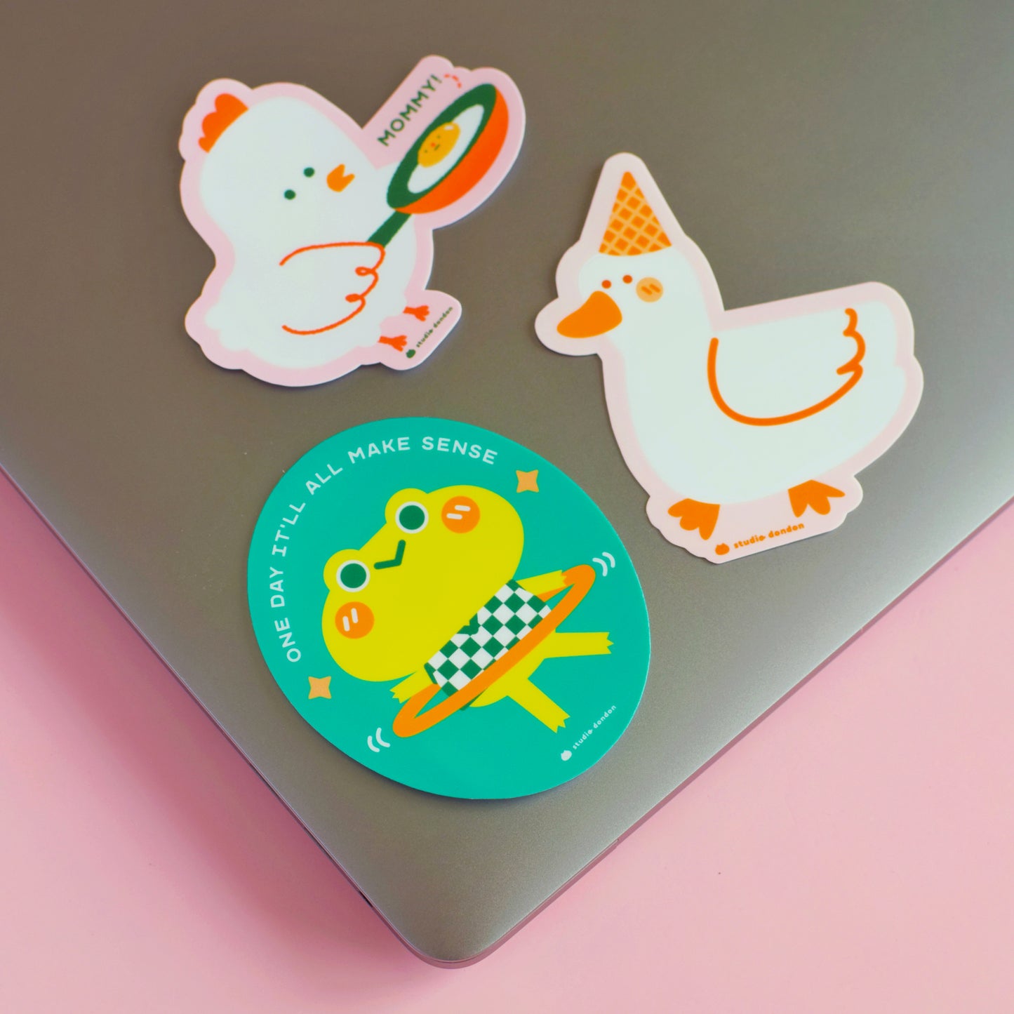 Mommy Chicken LAPTOP STICKER