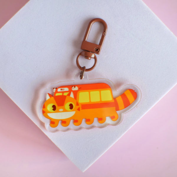 CatBus Totoro Cute Acrylic Charm /  Keychain