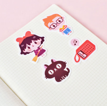 Kiki's Delivery Service Vinyl Matte Laminated Sticker Pack