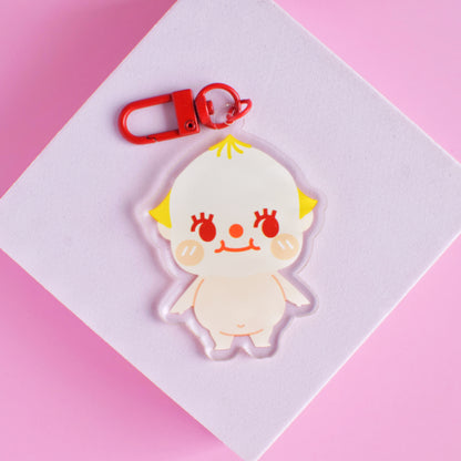 Kewpie Acrylic Charm /  Keychain