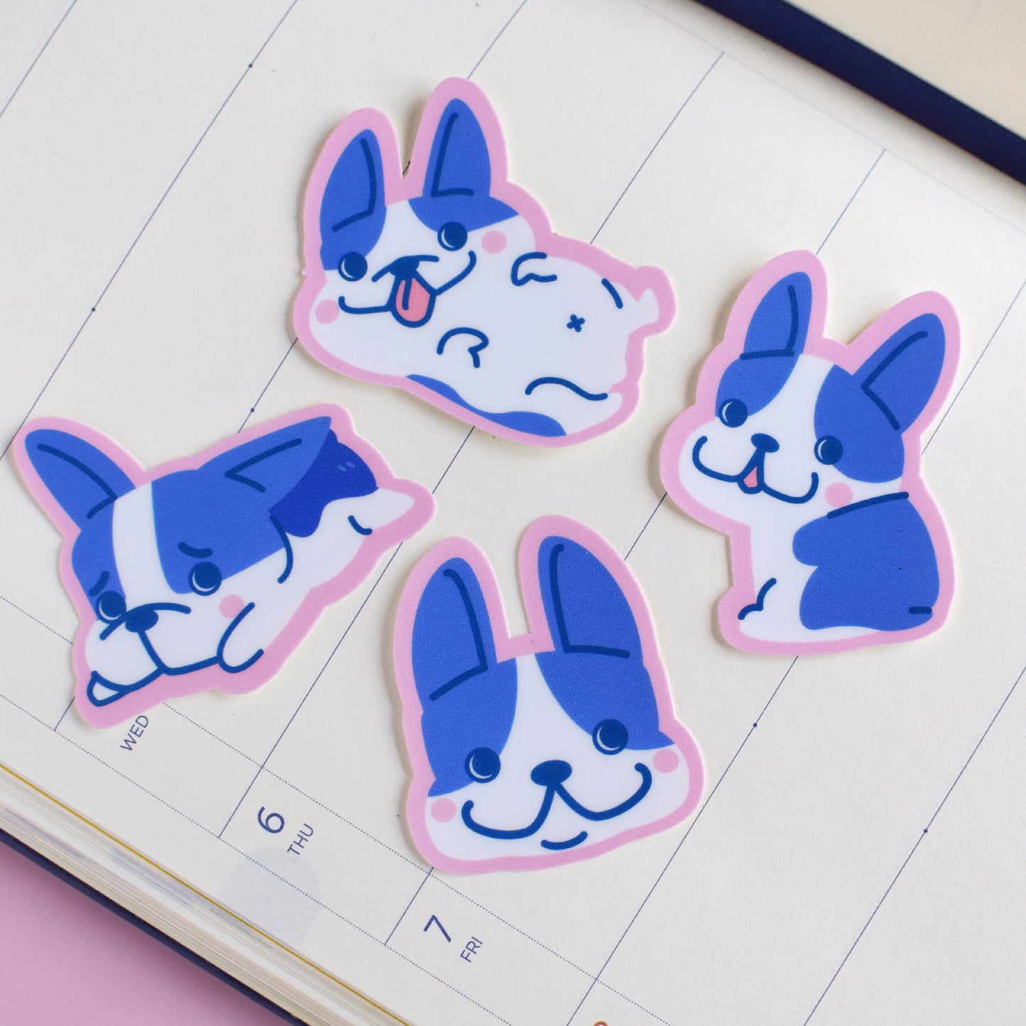 Frenchie Bulldog Sticker Pack