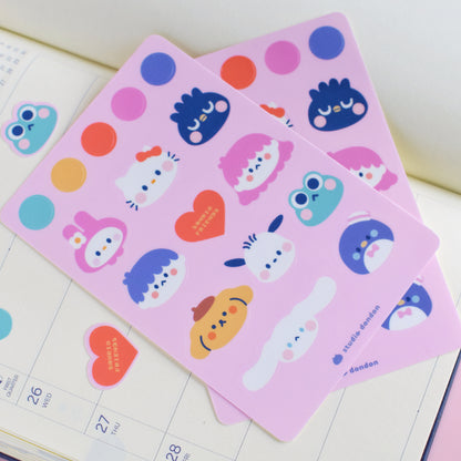 Sanrio Friends Sticker Sheet