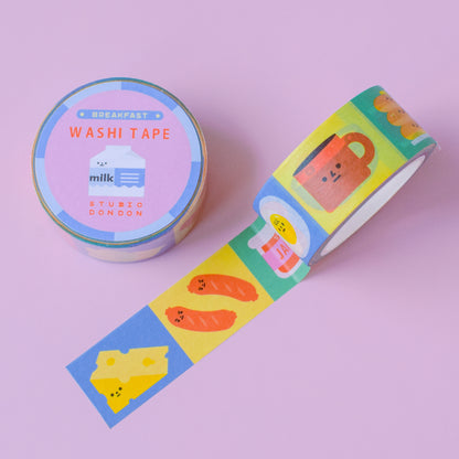 BREAKFAST CUTE 20mm x 10m WASHI TAPE