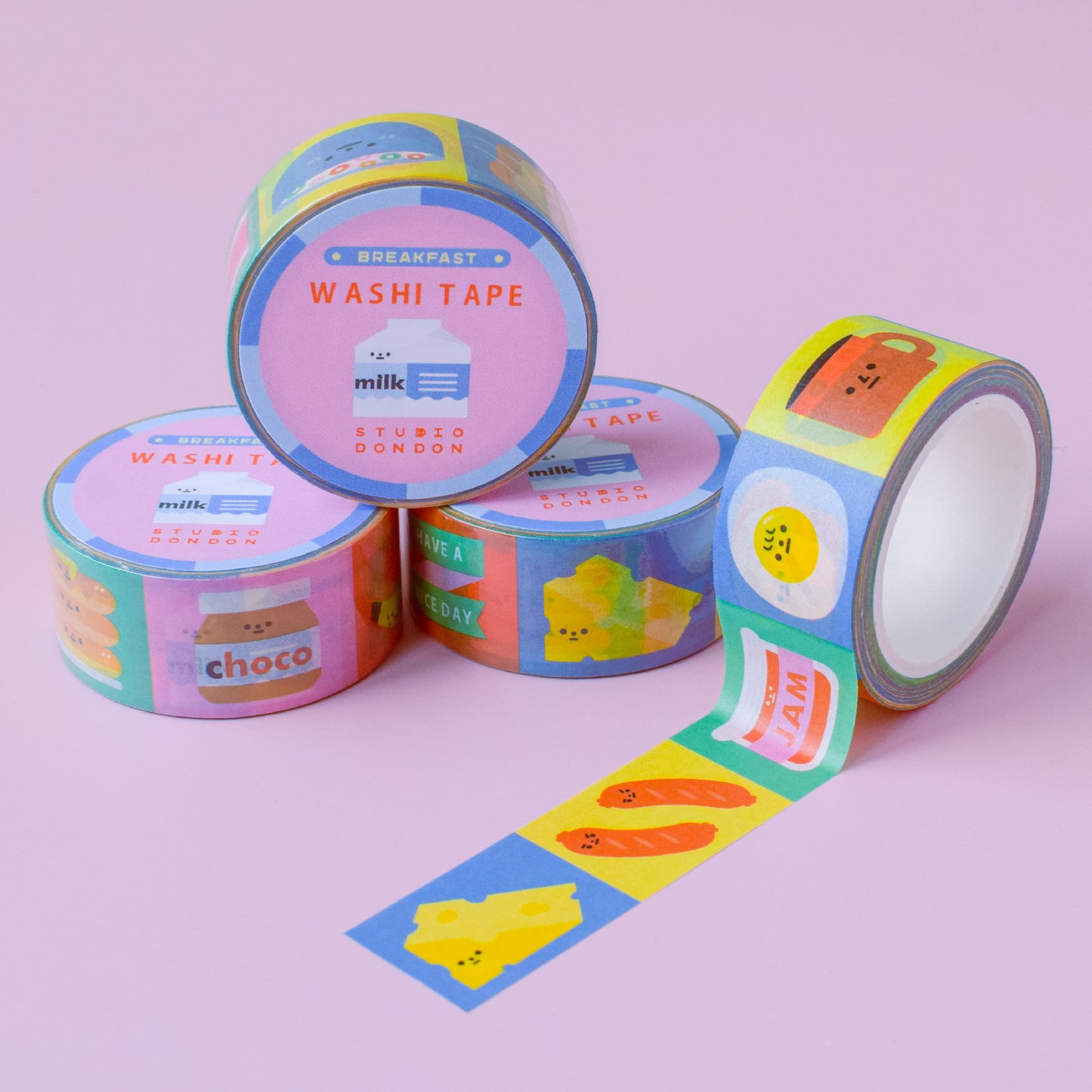 BREAKFAST CUTE 20mm x 10m WASHI TAPE