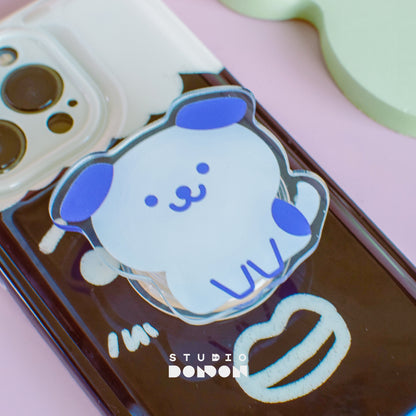 Doggo Dog Acrylic Mobile Grip / Phone Holder