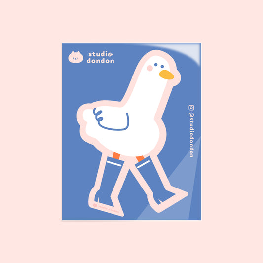 Long Legged Duck Kawaii LAPTOP STICKER