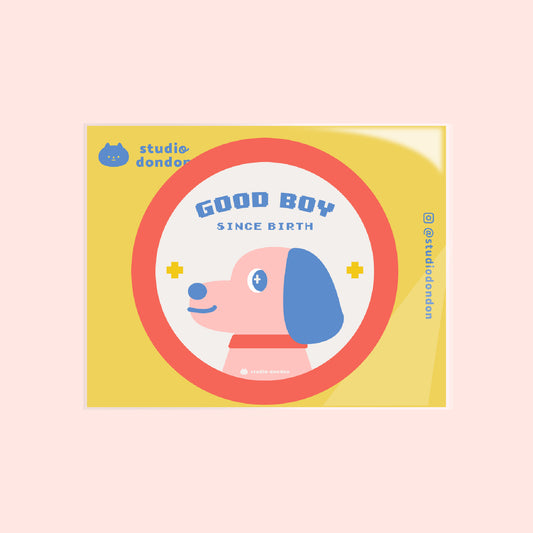 Good Boy Dog Doggo LAPTOP STICKER